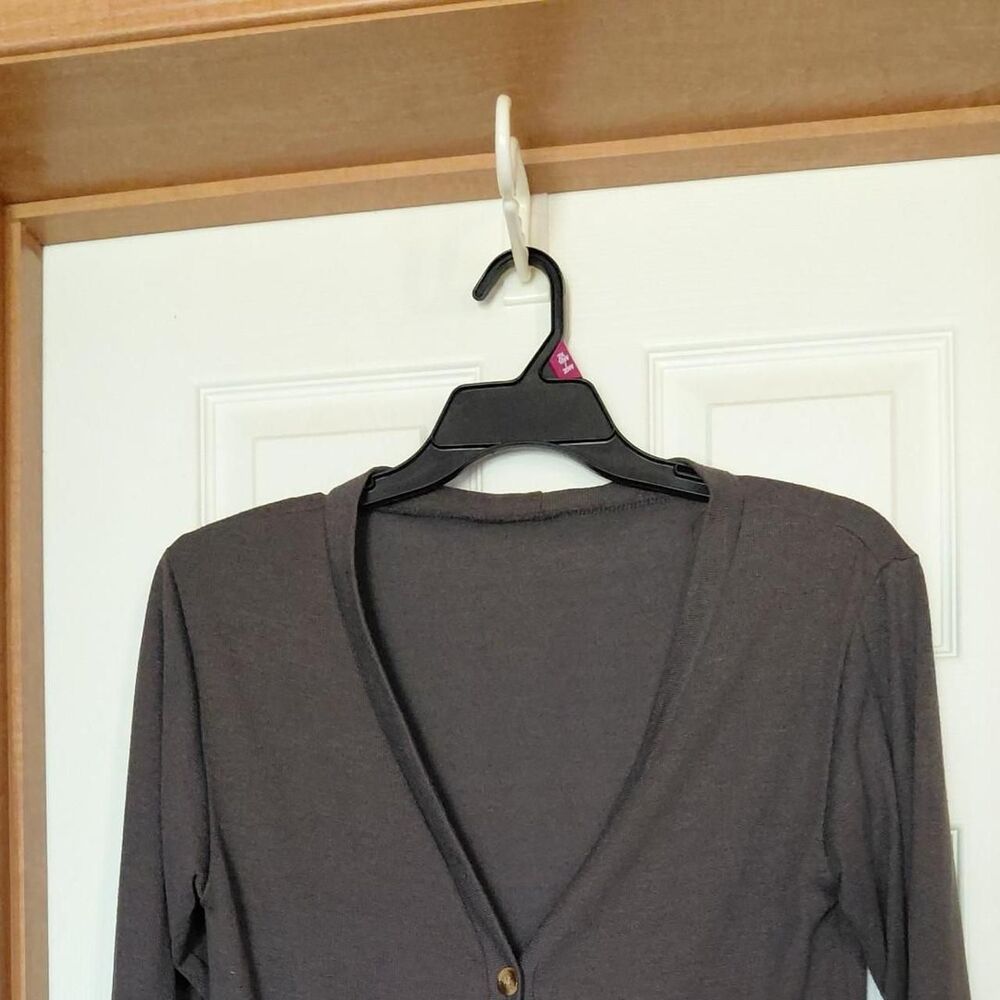 Unbranded Women's Grey and Brown Cardigan